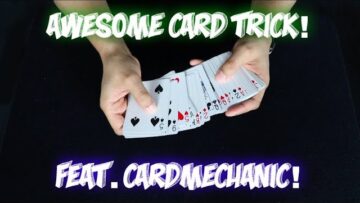 SUPER AWESOME Card Trick Feat. CardMechanic! Performance And Tutorial