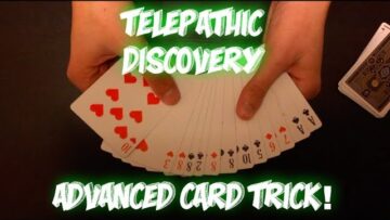 Telepathic Discovery: Advanced Card Trick Performance and Tutorial!