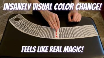 THE BEST COLOR CHANGE EVER! VISUAL Card Trick Performance/Tutorial
