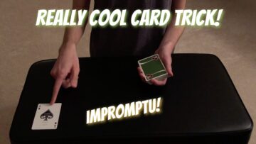 The Card Turns INVISIBLE?! Awesome Card Trick Performance/Tutorial