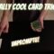 The Card Turns INVISIBLE?! Awesome Card Trick Performance/Tutorial