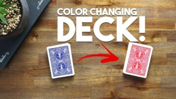 The Deck CHANGES COLOR!!: