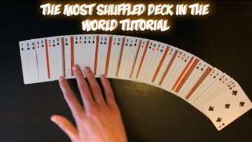 The Most Shuffled Deck In The World Card Trick TUTORIAL!