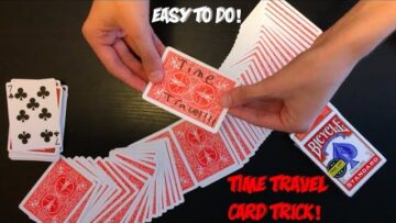 Time-Traveling Shocking Beginner Card Trick: Performance And Tutorial!