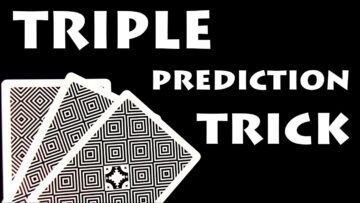 Triple prediction card trick REVEALED!!!