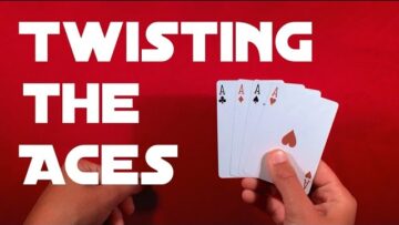 Twisting the Aces Card Trick Tutorial!