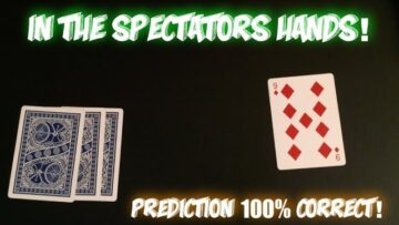 Your Prediction Is ALWAYS RIGHT! Easy Impromptu Card Trick Performance/Tutorial